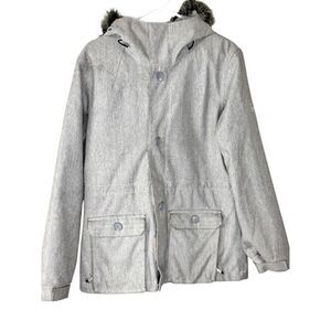 Bonfire • Arena Gray Plaid Snowboarding‎ Winter Skiing Outdoor Jacket Medium